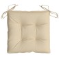 vidaXL Cojines de palets de jardín 4 uds tela Oxford beige 50x50x7 cm vidaXL Cojines de palets de jardín 4 uds tela Oxford beige 50x50x7 cm