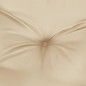 vidaXL Cojines de palets de jardín 4 uds tela Oxford beige 50x50x7 cm vidaXL Cojines de palets de jardín 4 uds tela Oxford beige 50x50x7 cm