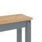 vidaXL Banco de comedor Panama madera maciza de pino gris 105x30x45 cm vidaXL Banco de comedor Panama madera maciza de pino gris 105x30x45 cm