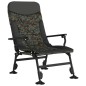 vidaXL Silla de pesca con reposabrazos plegable camuflaje vidaXL Silla de pesca con reposabrazos plegable camuflaje