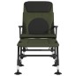 vidaXL Tumbona de pesca con patas para barro ajustable plegable verde