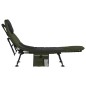 vidaXL Tumbona de pesca con patas para barro ajustable plegable verde vidaXL Tumbona de pesca con patas para barro ajustable plegable verde