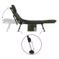 vidaXL Tumbona de pesca con patas para barro ajustable plegable verde vidaXL Tumbona de pesca con patas para barro ajustable plegable verde