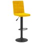 vidaXL Taburetes de cocina 2 unidades terciopelo amarillo mostaza vidaXL Taburetes de cocina 2 unidades terciopelo amarillo mostaza