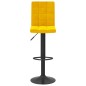 vidaXL Taburetes de cocina 2 unidades terciopelo amarillo mostaza vidaXL Taburetes de cocina 2 unidades terciopelo amarillo mostaza