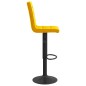 vidaXL Taburetes de cocina 2 unidades terciopelo amarillo mostaza vidaXL Taburetes de cocina 2 unidades terciopelo amarillo mostaza