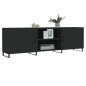 vidaXL Mueble para TV madera de ingeniería negro 150x30x50 cm