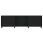 vidaXL Mueble para TV madera de ingeniería negro 150x30x50 cm
