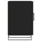 vidaXL Mueble para TV madera de ingeniería negro 150x30x50 cm