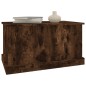 vidaXL Baúl almacenaje madera contrachapada roble ahumado 70x40x38 cm vidaXL Baúl almacenaje madera contrachapada roble ahumado 70x40x38 cm