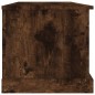 vidaXL Baúl almacenaje madera contrachapada roble ahumado 70x40x38 cm vidaXL Baúl almacenaje madera contrachapada roble ahumado 70x40x38 cm