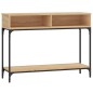 vidaXL Mesa consola madera de ingeniería roble Sonoma 100x30,5x75 cm vidaXL Mesa consola madera de ingeniería roble Sonoma 100x30,5x75 cm