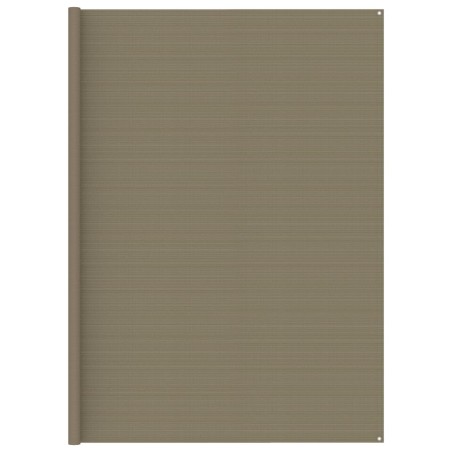 vidaXL Alfombra para tienda de campaña gris taupe 300x600 cm