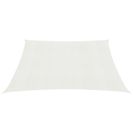 vidaXL Toldo de vela blanco HDPE 160 g/m² 6x6 m