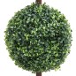 vidaXL Planta de boj artificial forma de bola con maceta verde 118 cm vidaXL Planta de boj artificial forma de bola con maceta verde 118 cm
