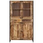 vidaXL Aparador de madera maciza de mango sin tratar 100x40x175 cm vidaXL Aparador de madera maciza de mango sin tratar 100x40x175 cm