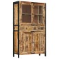 vidaXL Aparador de madera maciza de mango sin tratar 100x40x175 cm vidaXL Aparador de madera maciza de mango sin tratar 100x40x175 cm