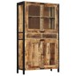 vidaXL Aparador de madera maciza de mango sin tratar 100x40x175 cm vidaXL Aparador de madera maciza de mango sin tratar 100x40x175 cm