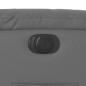 vidaXL Sillón reclinable eléctrico de cuero sintético gris vidaXL Sillón reclinable eléctrico de cuero sintético gris