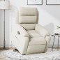 vidaXL Sillón reclinable elevable terciopelo crema vidaXL Sillón reclinable elevable terciopelo crema