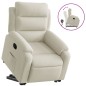 vidaXL Sillón reclinable elevable terciopelo crema vidaXL Sillón reclinable elevable terciopelo crema