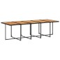 vidaXL Set comedor de jardín con cojines 15 pzas ratán sintético negro vidaXL Set comedor de jardín con cojines 15 pzas ratán sintético negro