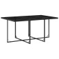 vidaXL Set de comedor jardín 11 pzas con cojines ratán sintético negro vidaXL Set de comedor jardín 11 pzas con cojines ratán sintético negro