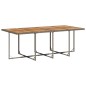 vidaXL Set comedor de jardín con cojines 13 pzas ratán sintético gris vidaXL Set comedor de jardín con cojines 13 pzas ratán sintético gris