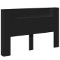 vidaXL Cabecero de cama con luz LED negro 160x16,5x103,5 cm vidaXL Cabecero de cama con luz LED negro 160x16,5x103,5 cm