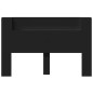 vidaXL Cabecero de cama con luz LED negro 160x16,5x103,5 cm vidaXL Cabecero de cama con luz LED negro 160x16,5x103,5 cm