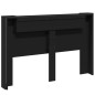 vidaXL Cabecero de cama con luz LED negro 160x16,5x103,5 cm vidaXL Cabecero de cama con luz LED negro 160x16,5x103,5 cm