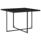 vidaXL Set de muebles jardín 5 pzas con cojines ratán sintético negro vidaXL Set de muebles jardín 5 pzas con cojines ratán sintético negro