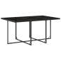 vidaXL Set de comedor jardín 11 pzas con cojines ratán sintético negro vidaXL Set de comedor jardín 11 pzas con cojines ratán sintético negro