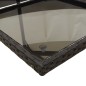 vidaXL Set de comedor jardín 11 pzas con cojines ratán sintético negro vidaXL Set de comedor jardín 11 pzas con cojines ratán sintético negro