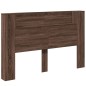 vidaXL Cabecero de cama con luz LED marrón roble 160x16,5x103,5 cm vidaXL Cabecero de cama con luz LED marrón roble 160x16,5x103,5 cm