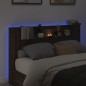 vidaXL Cabecero de cama con luz LED marrón roble 160x16,5x103,5 cm vidaXL Cabecero de cama con luz LED marrón roble 160x16,5x103,5 cm