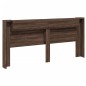 vidaXL Cabecero de cama con luz LED marrón roble 220x16,5x103,5 cm vidaXL Cabecero de cama con luz LED marrón roble 220x16,5x103,5 cm