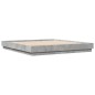 vidaXL Estructura de cama madera de ingeniería gris hormigón 180x200cm vidaXL Estructura de cama madera de ingeniería gris hormigón 180x200cm