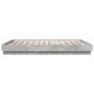 vidaXL Estructura de cama madera de ingeniería gris hormigón 180x200cm vidaXL Estructura de cama madera de ingeniería gris hormigón 180x200cm