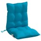 vidaXL Cojines para silla respaldo bajo 6 uds tela Oxford azul claro vidaXL Cojines para silla respaldo bajo 6 uds tela Oxford azul claro