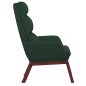 vidaXL Sillón de relax de tela verde oscuro vidaXL Sillón de relax de tela verde oscuro
