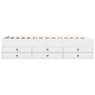 vidaXL Tumbona con cajones madera de ingeniería blanco 90x190 cm vidaXL Tumbona con cajones madera de ingeniería blanco 90x190 cm