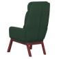 vidaXL Sillón de relax de tela verde oscuro vidaXL Sillón de relax de tela verde oscuro