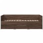 vidaXL Tumbona con cajones madera ingeniería roble marrón 100x200 cm