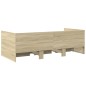 vidaXL Tumbona con cajones madera ingeniería roble Sonoma 75x190 cm vidaXL Tumbona con cajones madera ingeniería roble Sonoma 75x190 cm
