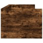 vidaXL Tumbona con cajones madera ingeniería roble ahumado 90x190 cm