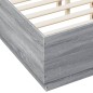 vidaXL Estructura de cama madera de ingeniería gris Sonoma 120x190 cm vidaXL Estructura de cama madera de ingeniería gris Sonoma 120x190 cm