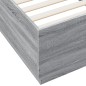 vidaXL Estructura de cama madera de ingeniería gris Sonoma 100x200 cm vidaXL Estructura de cama madera de ingeniería gris Sonoma 100x200 cm