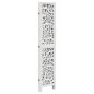 vidaXL Biombo separador de 5 paneles madera maciza Paulownia blanco vidaXL Biombo separador de 5 paneles madera maciza Paulownia blanco