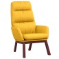 vidaXL Sillón de relax de tela amarillo mostaza vidaXL Sillón de relax de tela amarillo mostaza